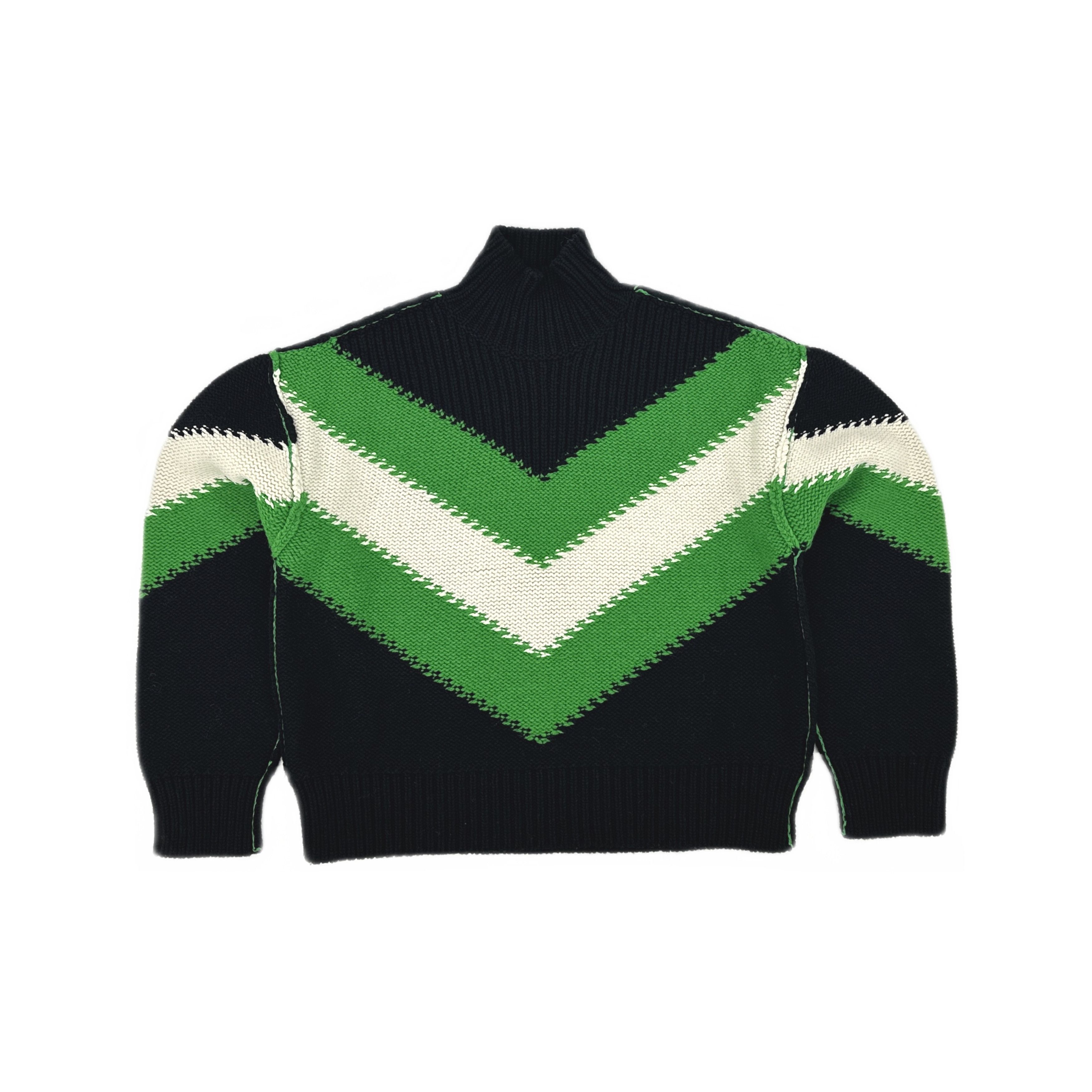 Bottega Veneta Bottega Veneta Colorblock Turtleneck Sweater Size S Size US S / EU 44-46 / 1 - 1 Thumbnail