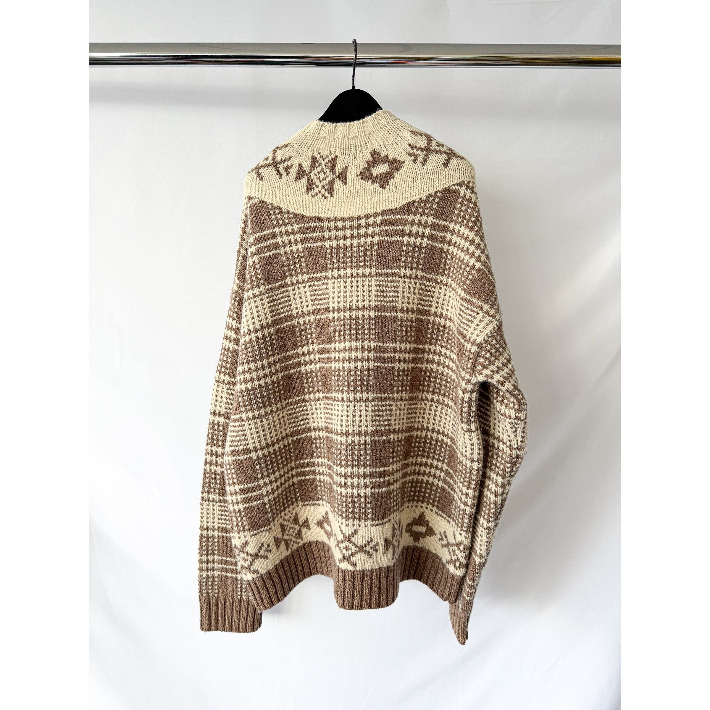 Polo Ralph Lauren Ralph Lauren Polo Plaid Wool Linen Jumper Size US XXL / EU 58 / 5 - 11 Thumbnail