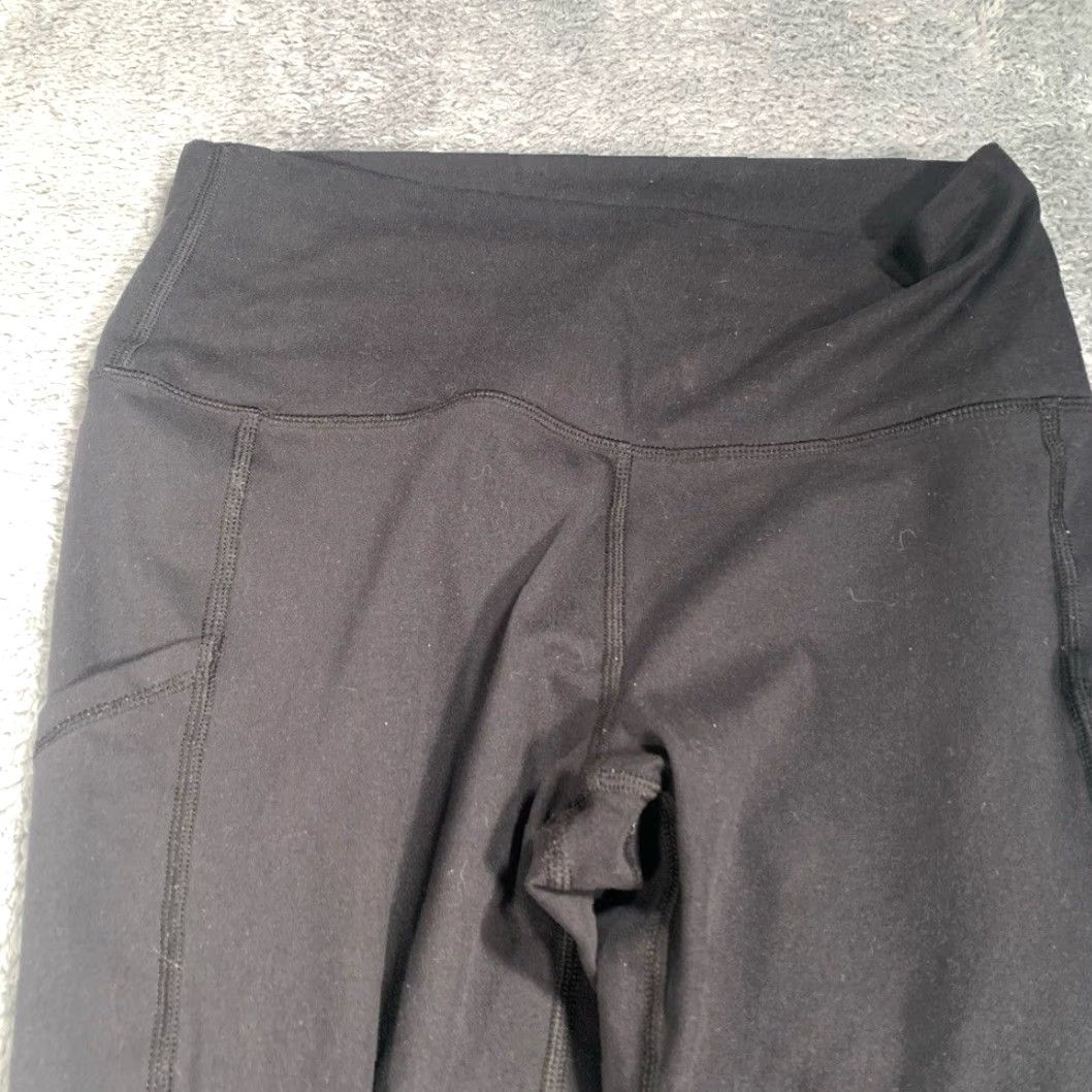 Vintage Aerie Hugger Legging Hi-Rise Black Large Women L Pants Ankle Comfort Hi-Rise Black Legging Size 36" / US 14 / IT 50 - 2 Thumbnail