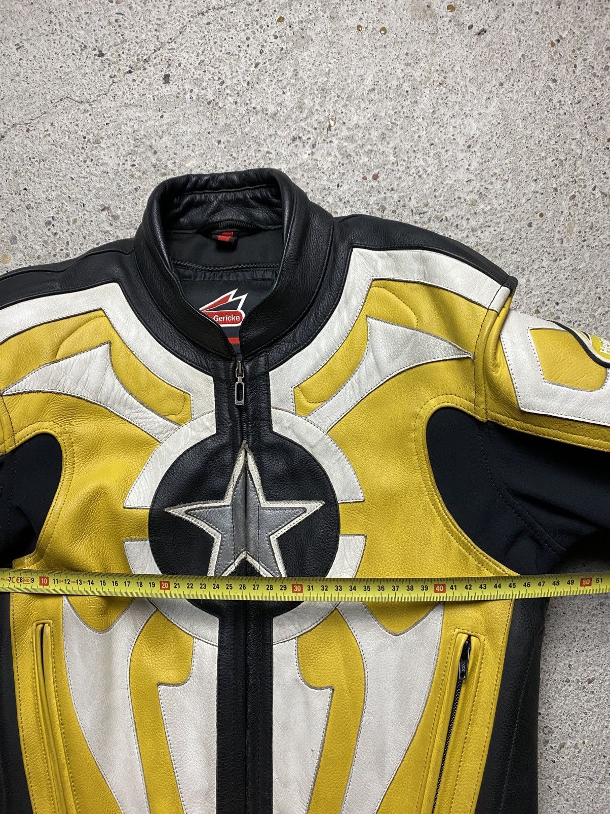 Hein Gericke Hein hericke vintage motorcycle leather jacket y2k yellow Size US M / EU 48-50 / 2 - 11 Thumbnail