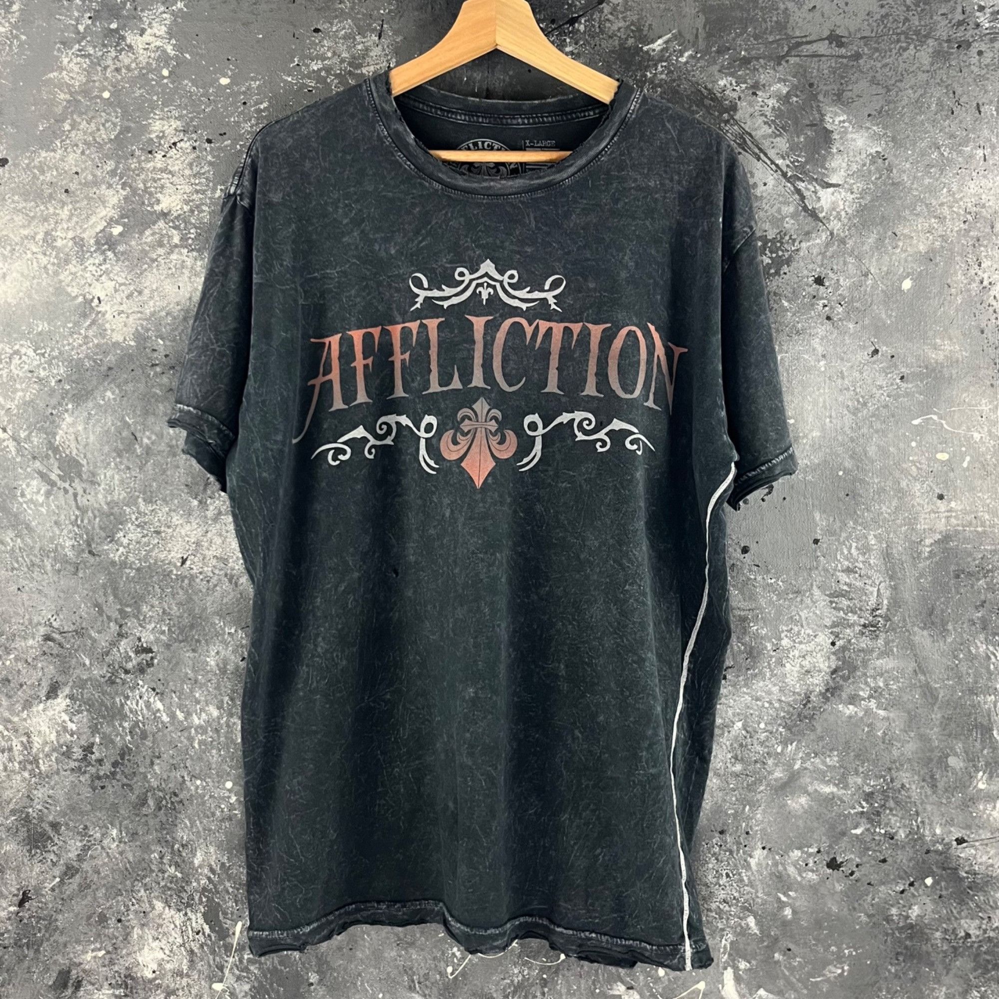Affliction × Vintage Vintage Y2K Afflcition grunge shirt Size US L / EU 52-54 / 3 - 1 Thumbnail