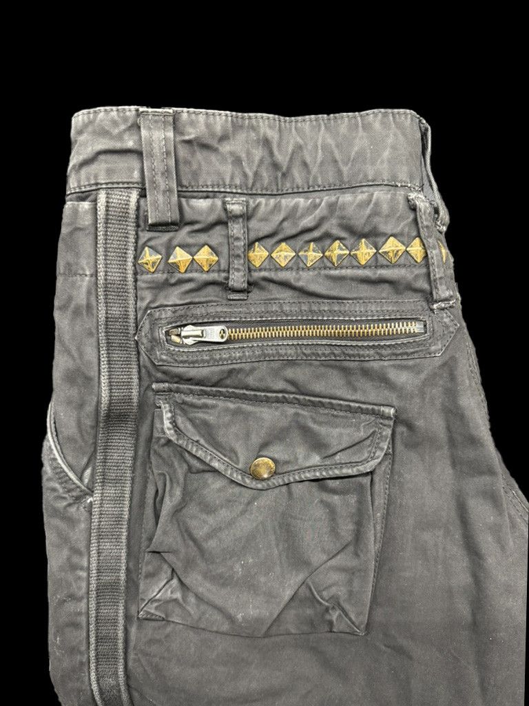 Kiminori Morishita Japan Kiminori Morishita mens studded cargo pants Size US 30 / EU 46 - 1 Thumbnail