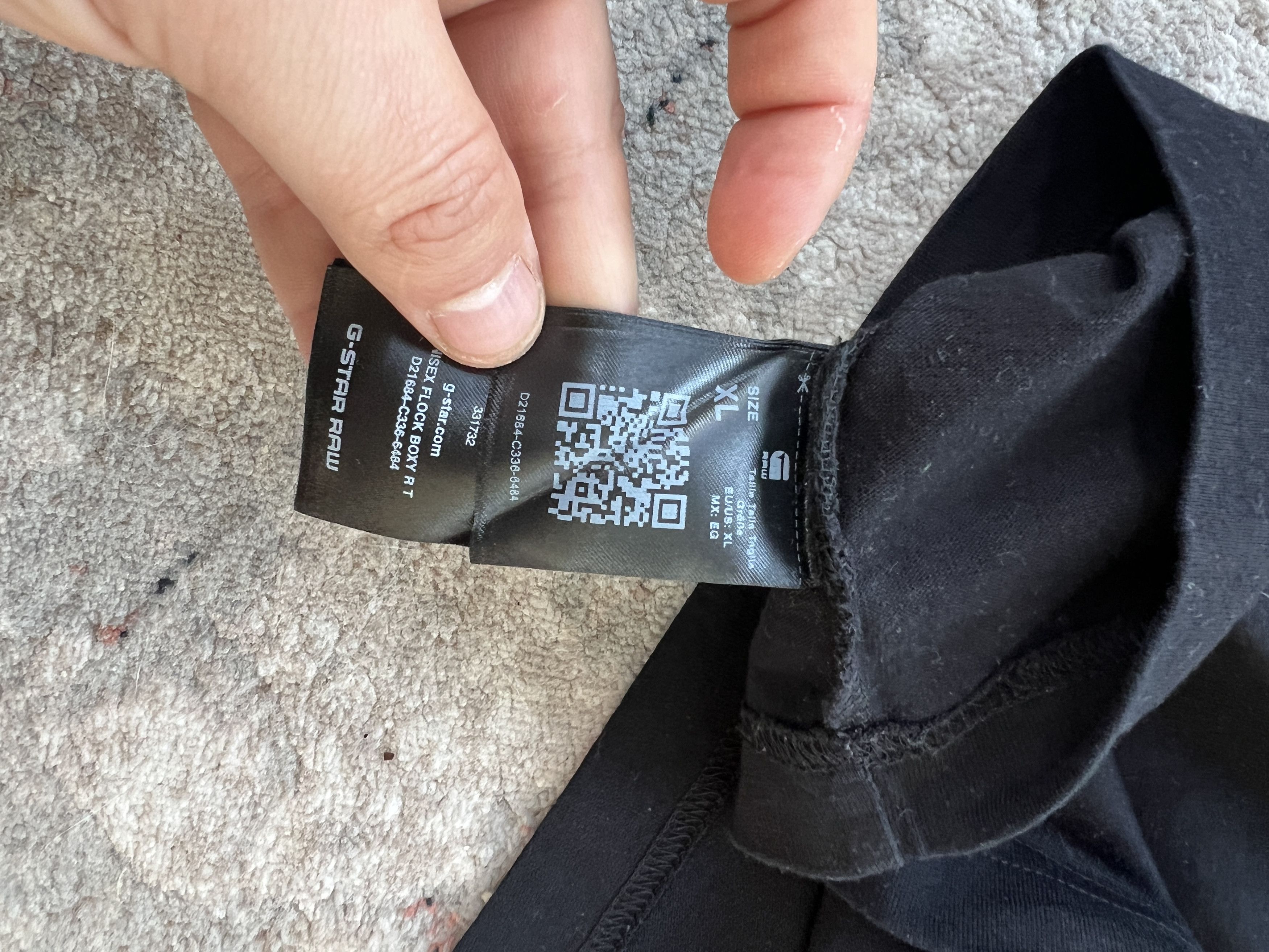 G-Star G-Star Raw Tee Size US XL / EU 56 / 4 - 7 Thumbnail