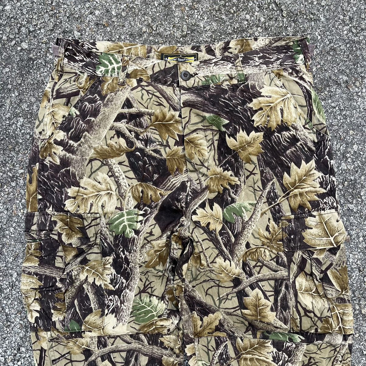 Vintage Double Knee Realtree Camo Heavy Cargo Pants Size 32-36 Size US 34 / EU 50 - 4 Thumbnail