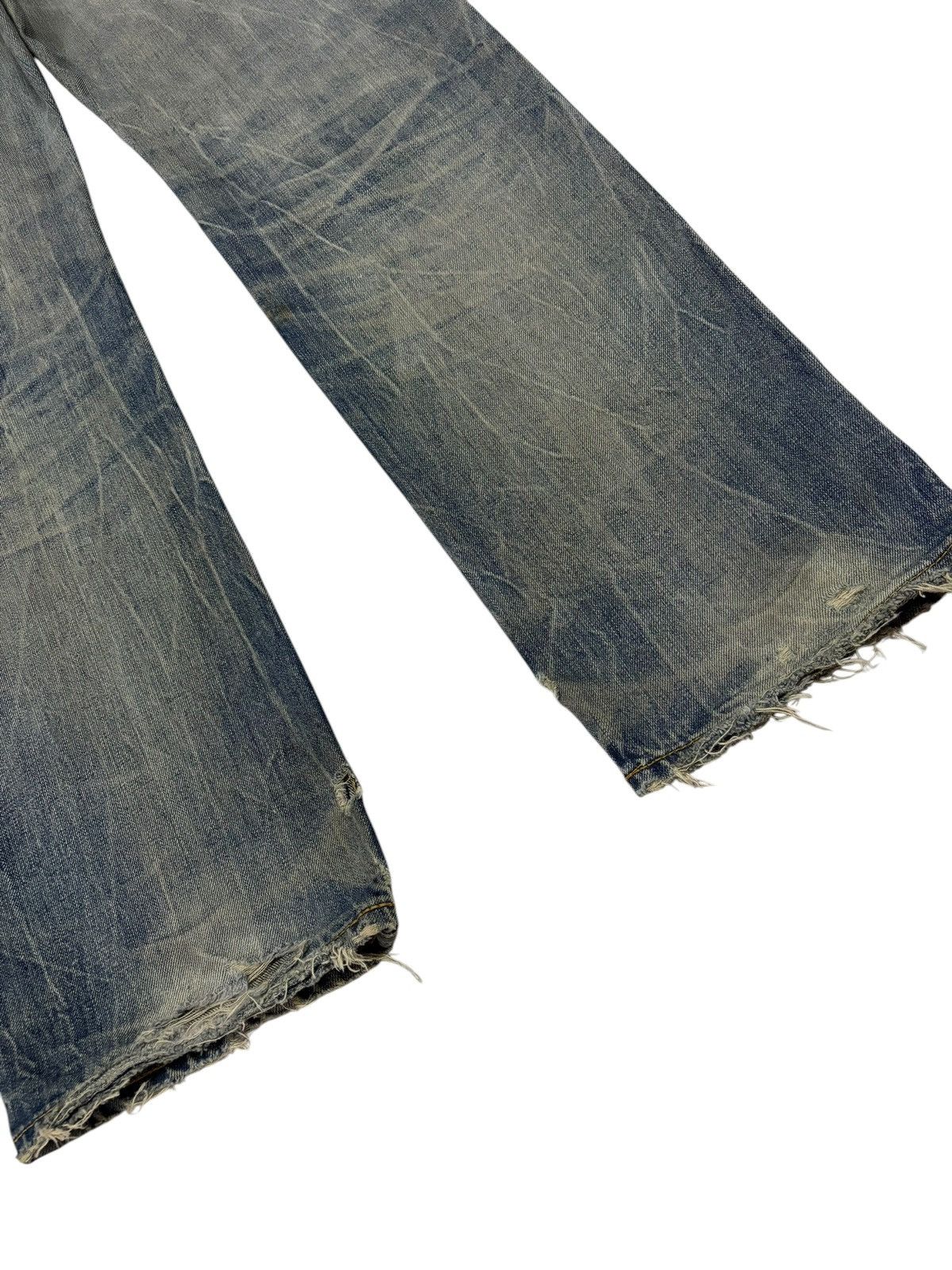 *A VONTADE × If Six Was Nine Vtg A Vontade Kazuyuki Yamakawa Distressed Selvedge Jeans Size US 30 / EU 46 - 10 Thumbnail