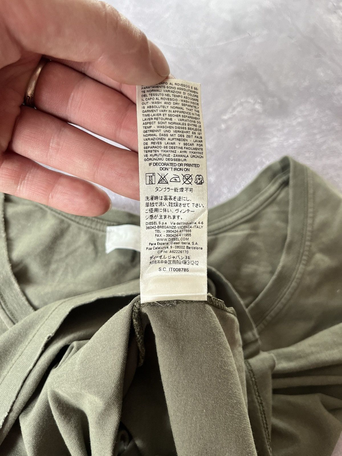 Diesel Diesel Avant-garde tanktop shirt Green Size XS Size XS / US 0-2 / IT 36-38 - 9 Thumbnail