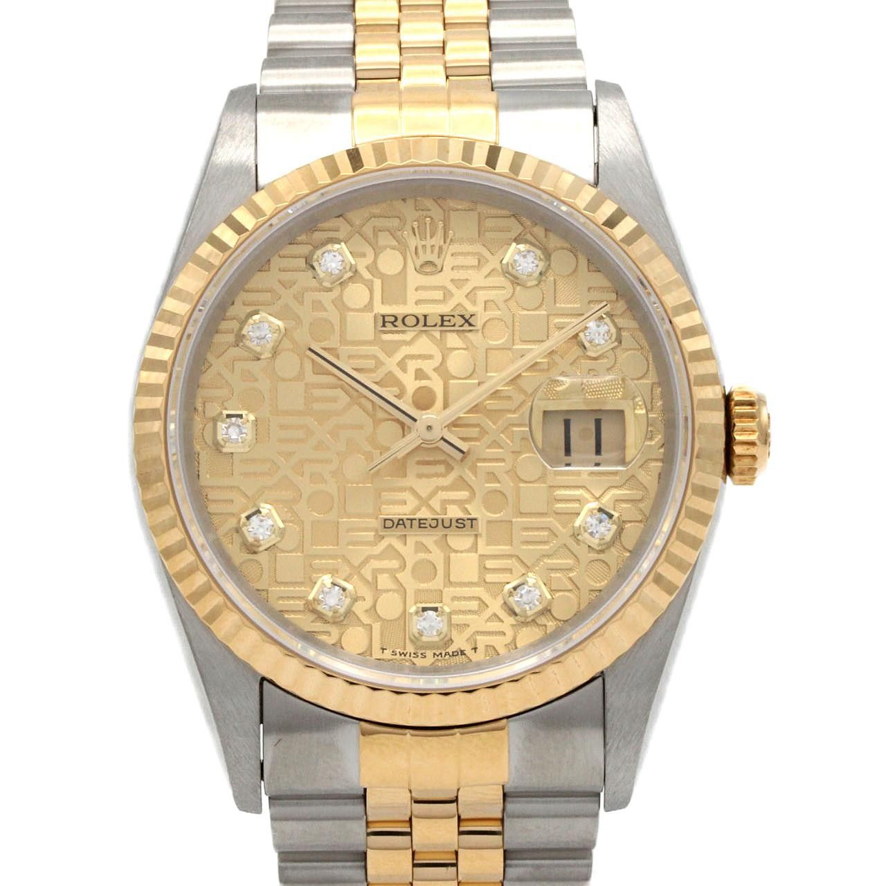 Rolex Rolex Rolex Datejust Stainless Steel Yellow Gold Metal Automatic 16233G DUTY FREE for USA Size ONE SIZE - 1 Thumbnail