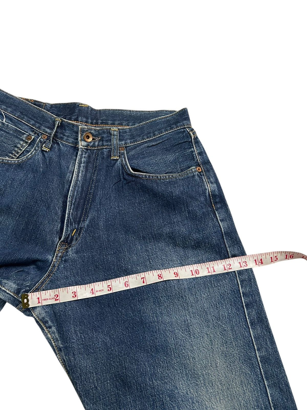 Japanese Brand × Kapital × Vintage Edwin Selvedge Baggy Japanese vtg Denim Jeans Size US 30 / EU 46 - 13 Thumbnail