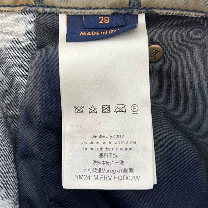 Louis Vuitton Louis Vuitton Louis Vuitton Fire Pattern Denim Pants-2506 Size US 28 / EU 44 - 6 Thumbnail