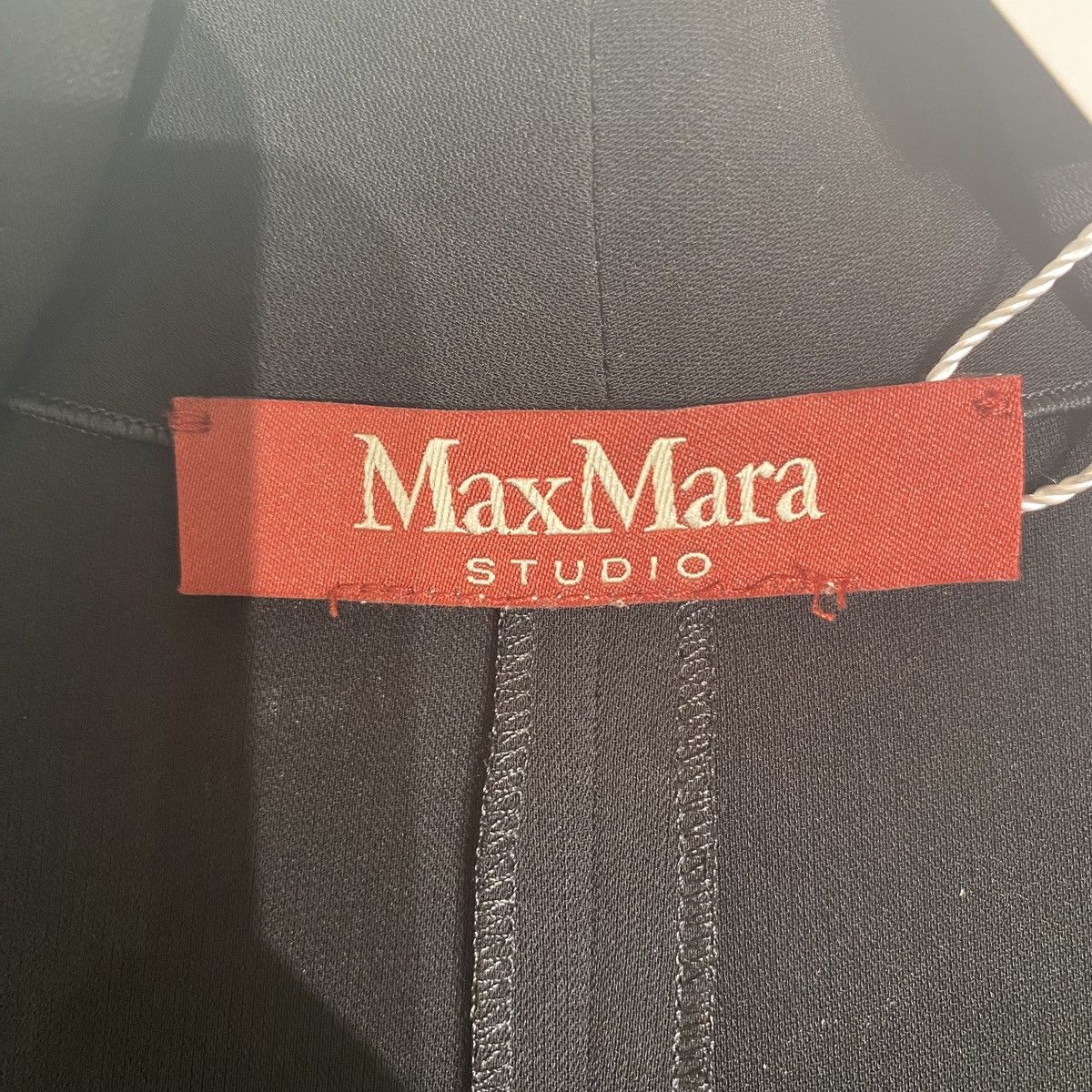 Max Mara MaxMara Black Silk Dress K26WX Size M / US 6-8 / IT 42-44 - 4 Thumbnail