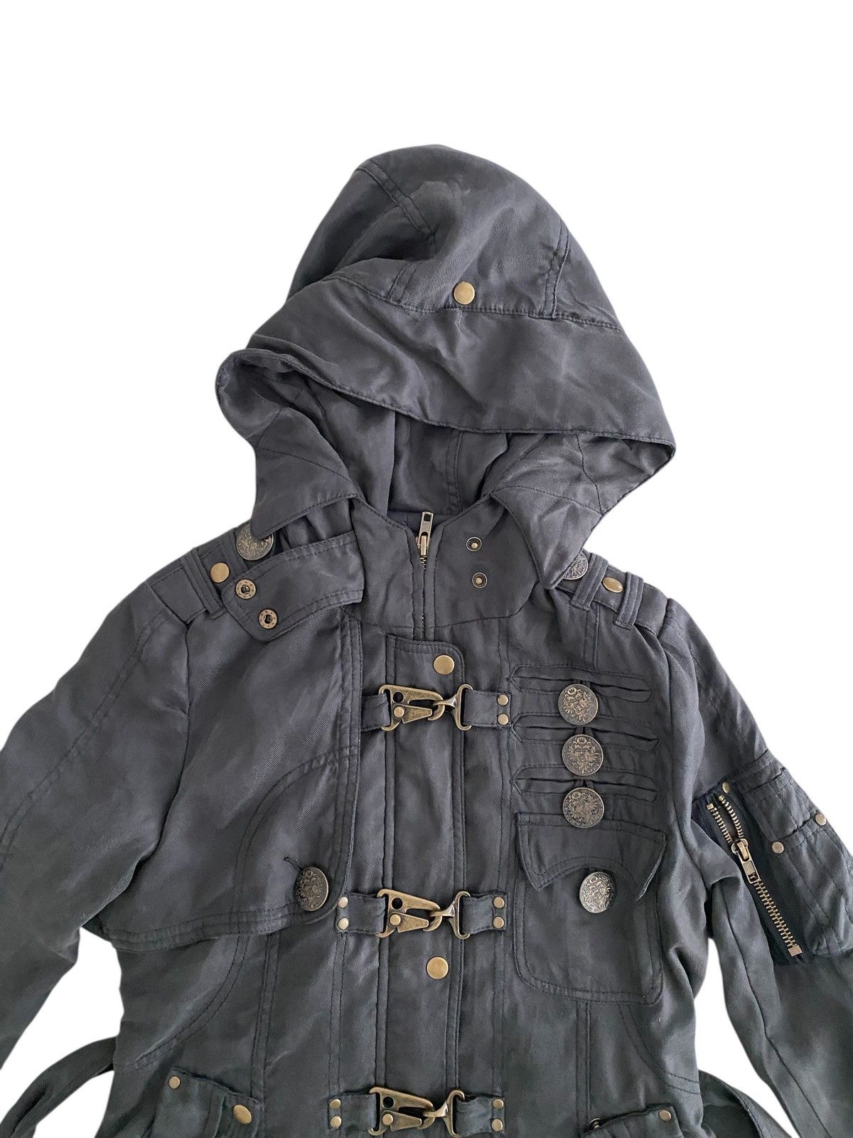 Hysteric Glamour × Japanese Brand × Le Grande Bleu (L.G.B.) 🇯🇵 SWORDFISH PUNK JACKET MULTIPOCKET DESIGN L.G.B HOODIE Size US M / EU 48-50 / 2 - 12 Thumbnail