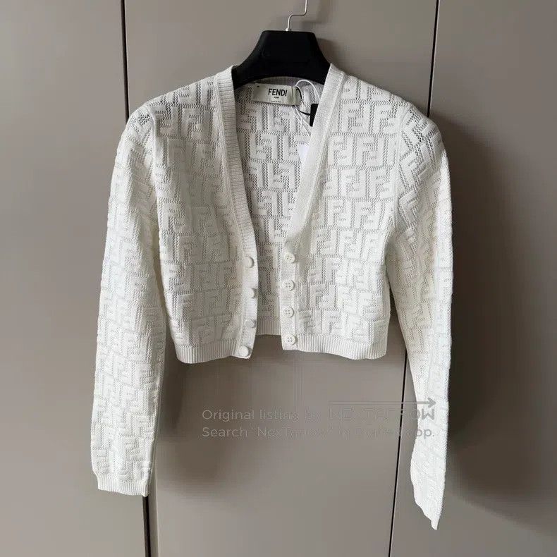 Fendi Fendi Full Print Cardigan Size XS / US 0-2 / IT 36-38 - 1 Thumbnail