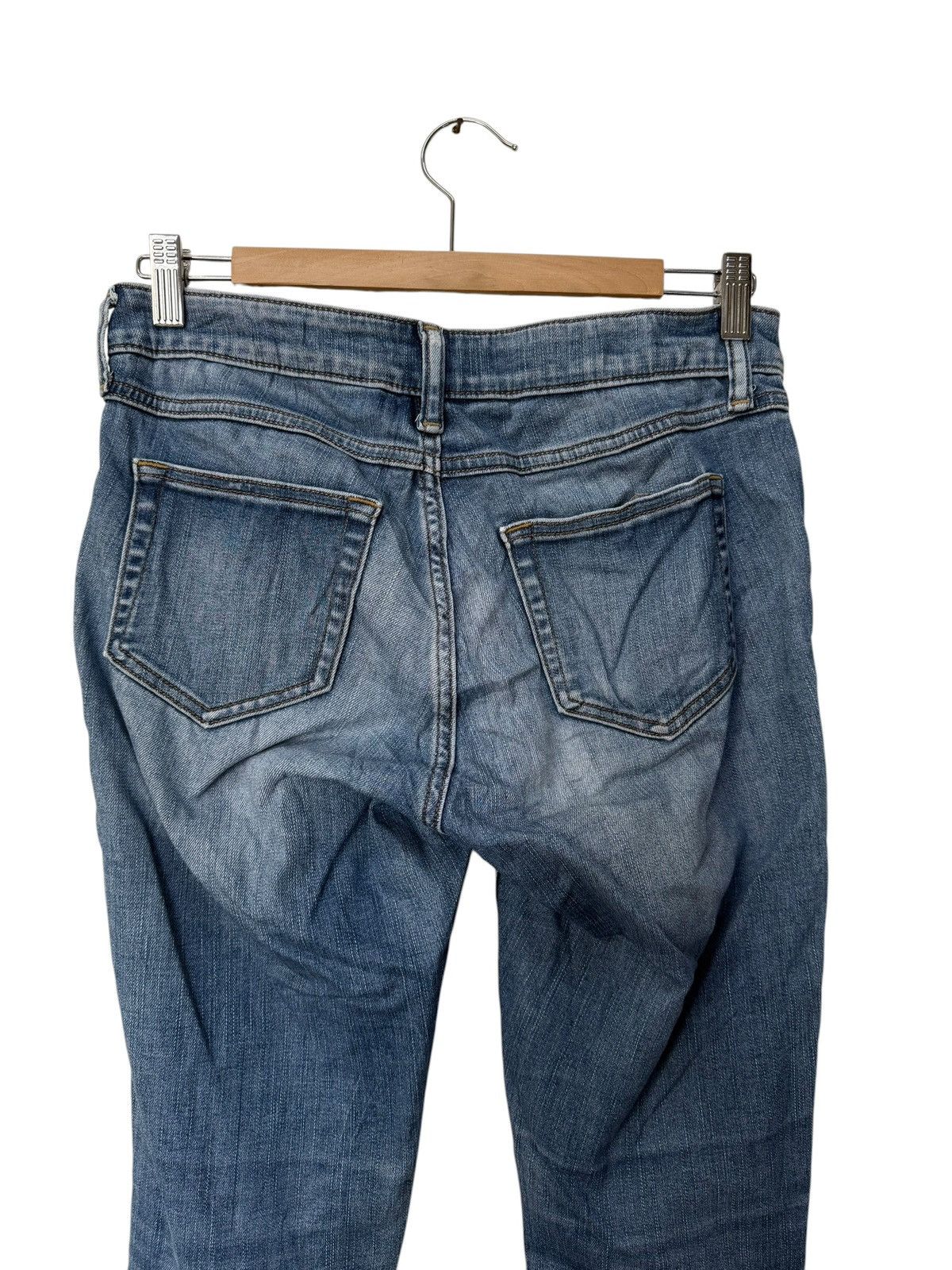 Japanese Brand Vintage American Holic Jeans Distressed Skinny Denim Pants Size 29" - 5 Thumbnail