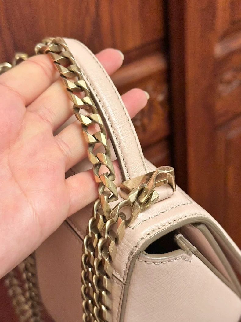 Givenchy Givenchy Women's cowhide handbag with chain strap, Morandi Size ONE SIZE - 5 Thumbnail