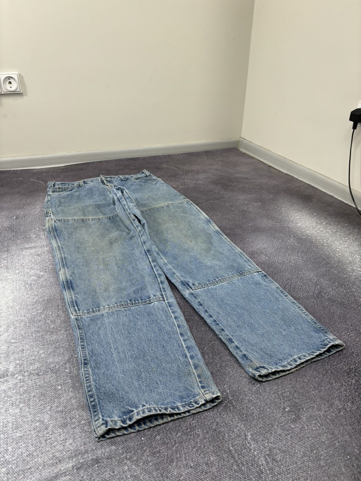 Dickies Vintage Dickies Double Knee American Denim Hype Jeans Size US 32 / EU 48 - 4 Thumbnail