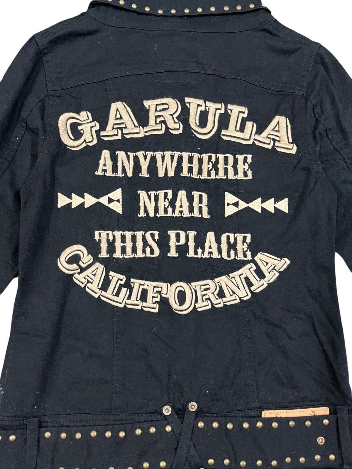 Japanese Brand × Vintage Vintage Garula City Chick Studded Romper Belt Jacket Size M / US 6-8 / IT 42-44 - 13 Thumbnail