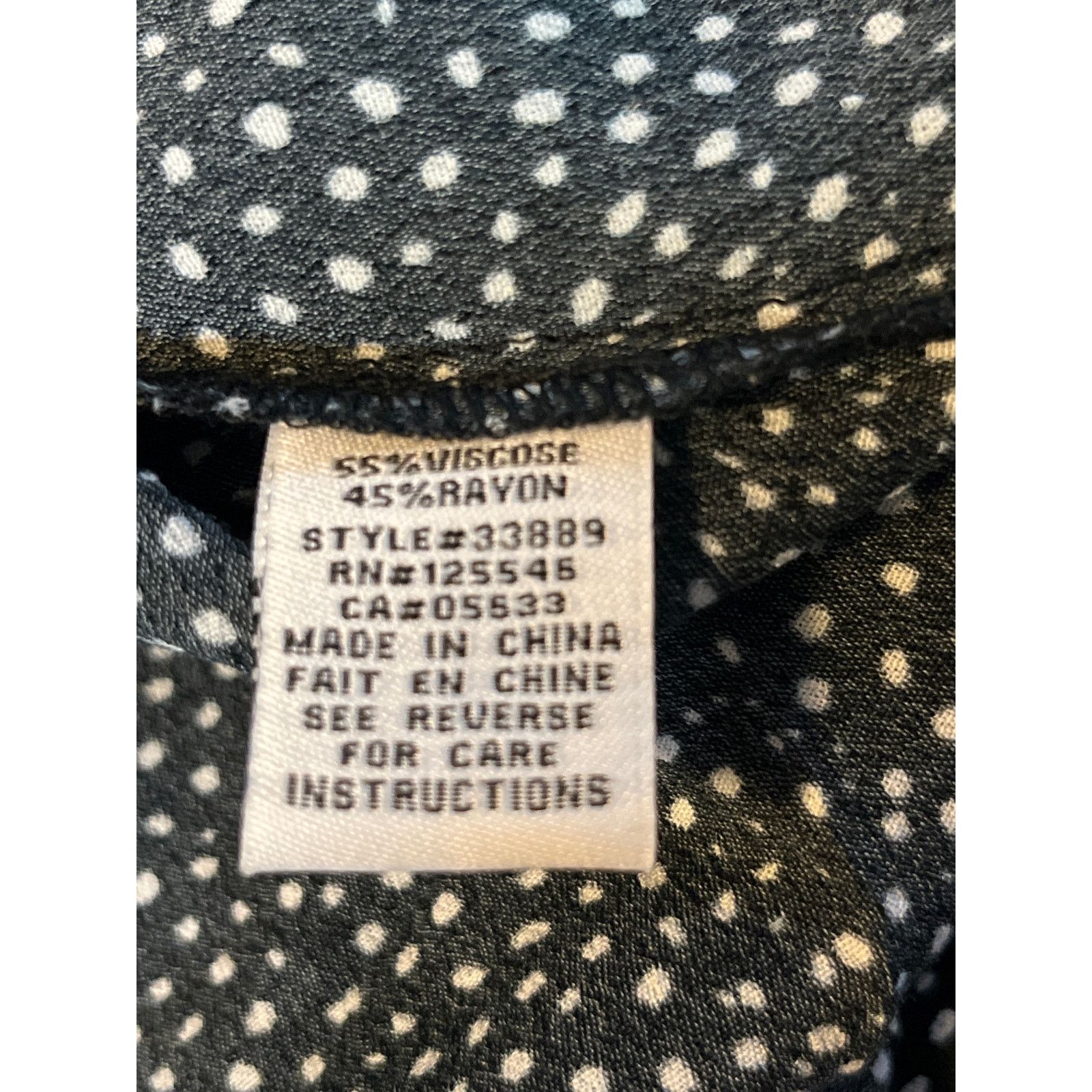 Habitat Habitat black & white polka dot long sleeve dress Size Smal/ Size S / US 4 / IT 40 - 8 Thumbnail