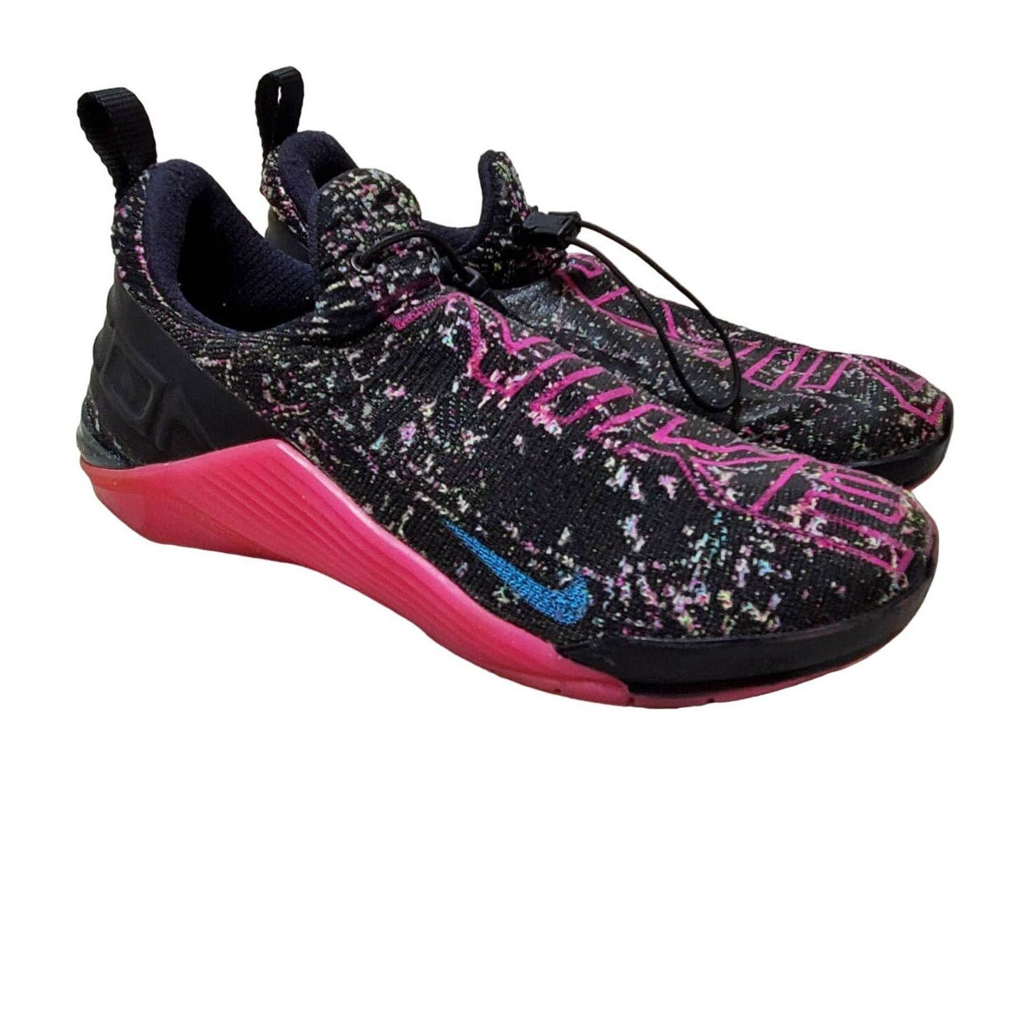 Nike Nike Sneakers Shoes Womens 10 React Metcon AMP Black Pink Size US 10 / IT 40 - 2 Thumbnail
