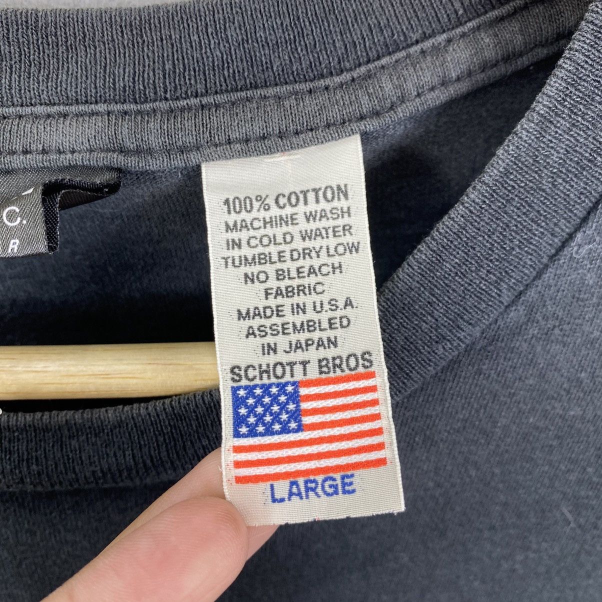 Schott Schott NYC x Playboy Pocket T-Shirt Made in USA Vintage L Size US L / EU 52-54 / 3 - 7 Thumbnail