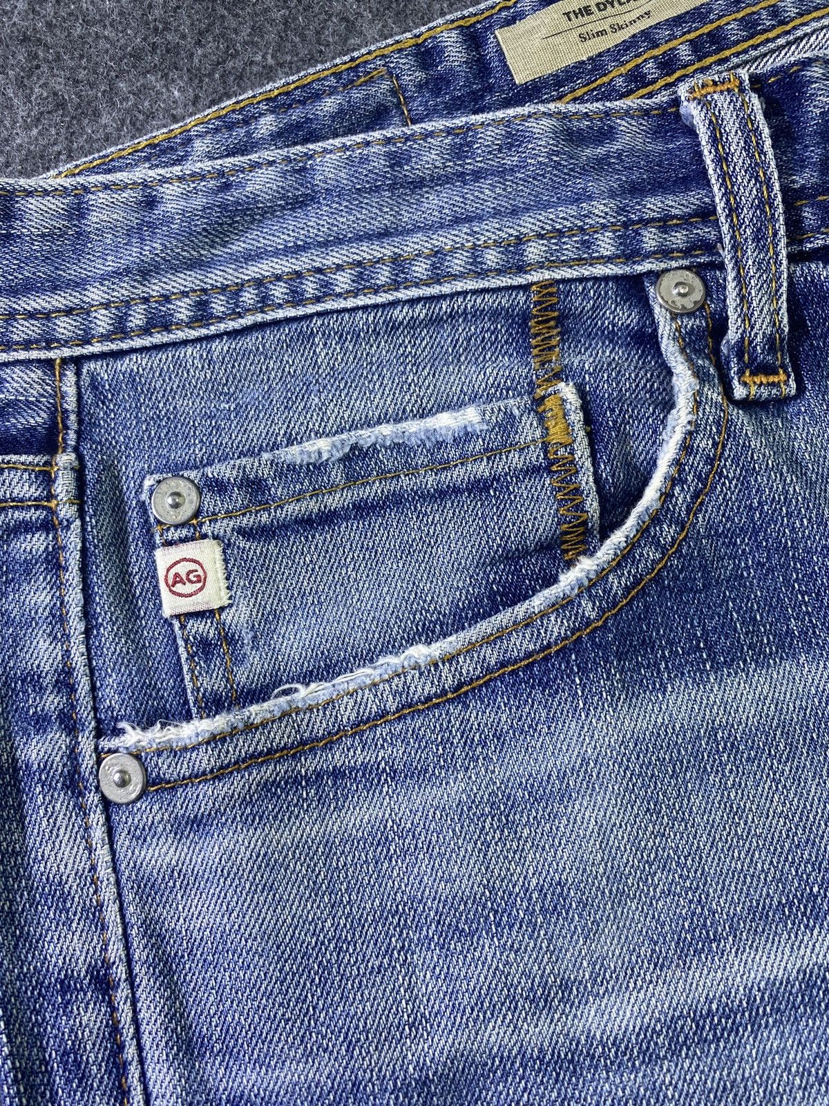 AG Adriano Goldschmied × Japanese Brand AG Adriano Goldschmied Blue Wash Denim - J941 Size 32" / US 10 / IT 46 - 10 Thumbnail