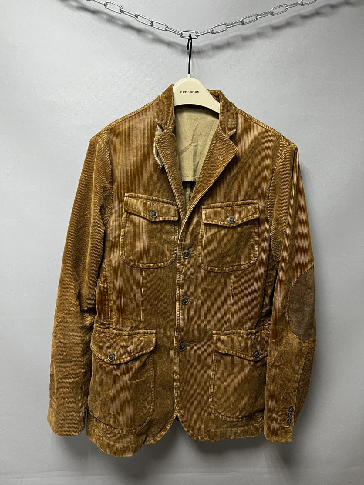 Polo Ralph Lauren Polo Ralph Lauren Corduroy Country Jacket Blazer Vintage Size US S / EU 44-46 / 1 - 1 Thumbnail