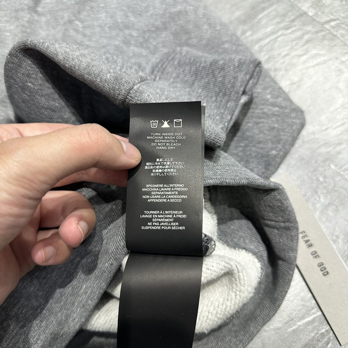 Fear of God Fear of God 7th FG Hoodie - Dark Heather Grey Size US M / EU 48-50 / 2 - 9 Thumbnail