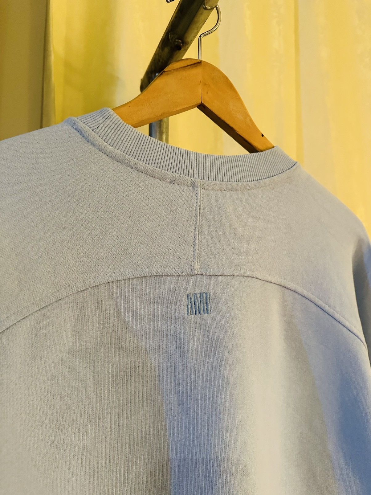 AMI Ami Paris Ami De Coeur Tonal Crewneck Size US M / EU 48-50 / 2 - 8 Thumbnail