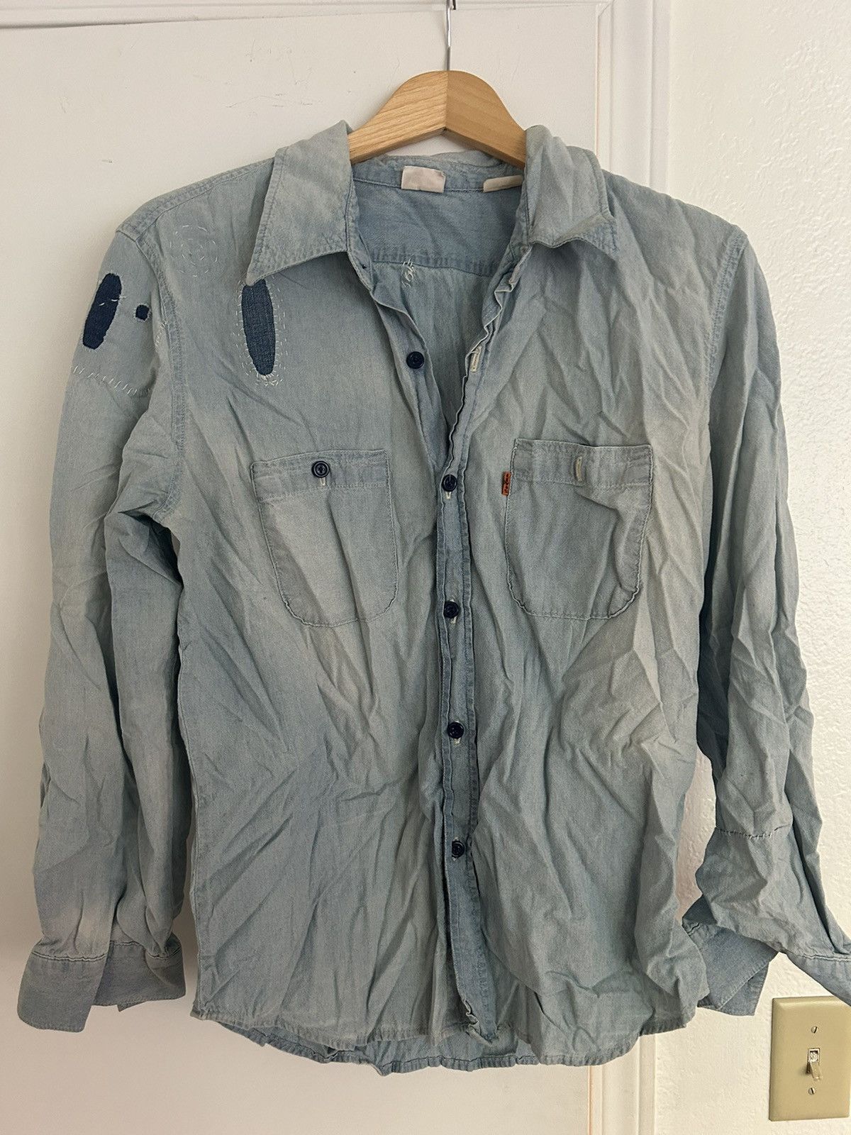 Levi's Made & Crafted Levi’s denim embroidered shirt Size US M / EU 48-50 / 2 - 1 Thumbnail