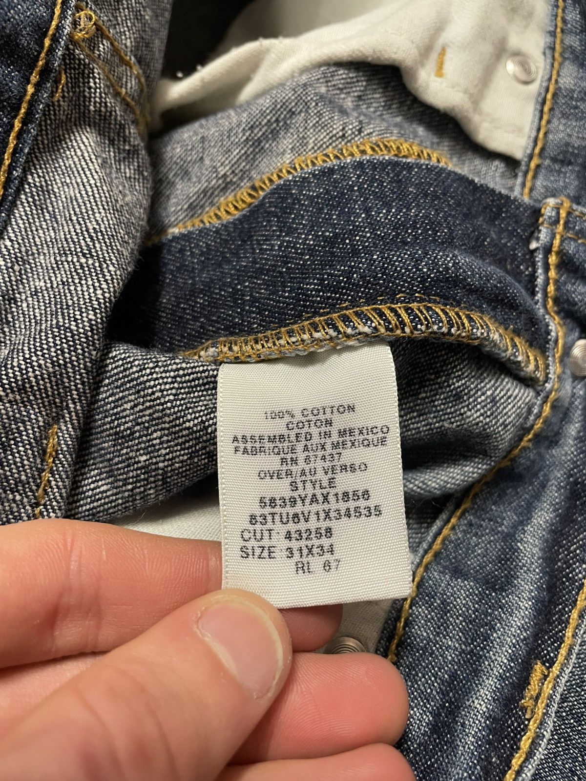 Polo Ralph Lauren Vintage Polo Jeans Company Ralph Lauren Denim Jeans 31/34 Size US 31 - 25 Thumbnail