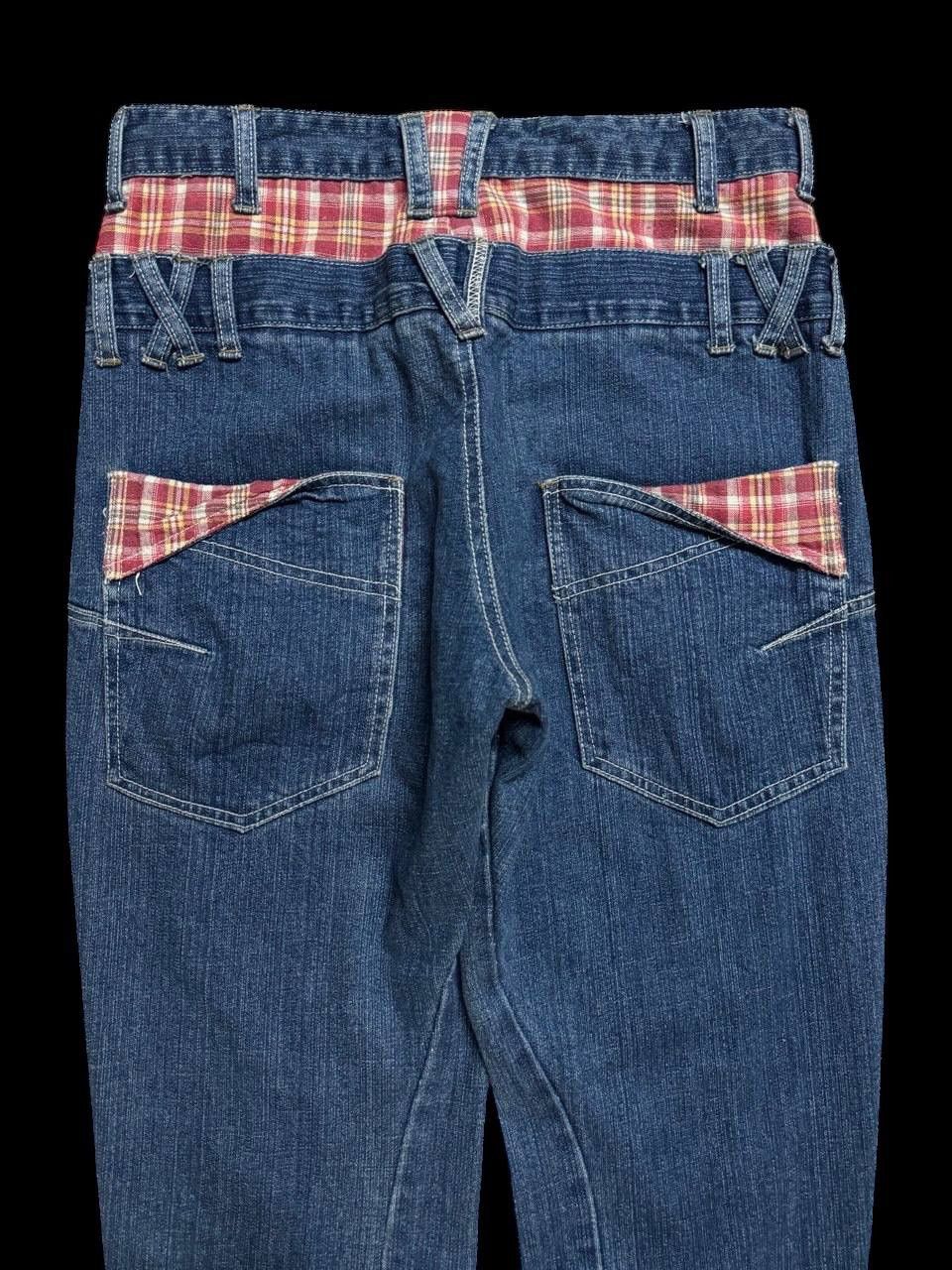 Japanese Brand × Seditionaries DOUBLE WAIST Japanese Mudwash Twist Leg Spilt Flannel Zipper Size US 30 / EU 46 - 12 Thumbnail