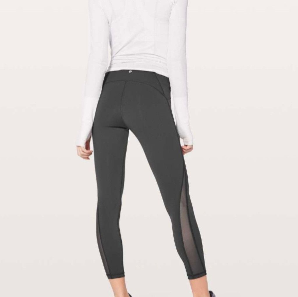 Lululemon Lululemon deep coal train time 7/8 25" leggings size 8 Size 30" / US 8 / IT 44 - 3 Thumbnail