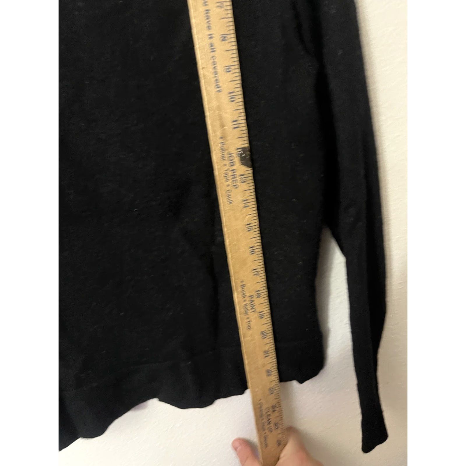 Gap Gap Black Merino Wool Pullover Sweater Adult Large Long Sleeve V-Neck Mens Size US L / EU 52-54 / 3 - 4 Thumbnail