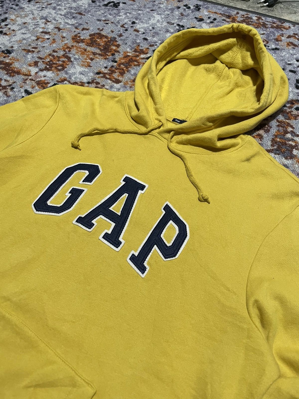 Gap × Japanese Brand RARE Item Gap Hoodie Yellow S to M fit L Size US S / EU 44-46 / 1 - 2 Thumbnail
