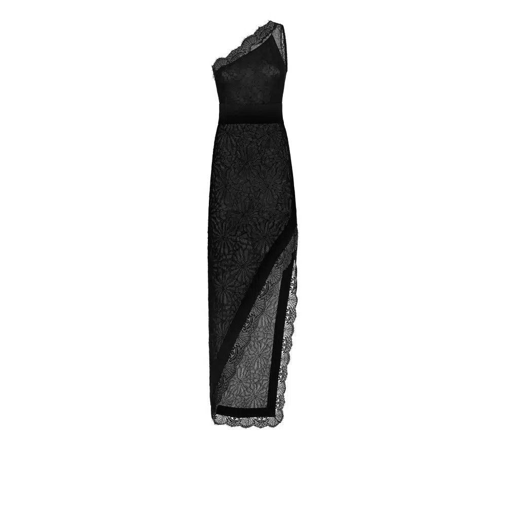 o1loc1c0825 AB3234 Evening Dress in Black