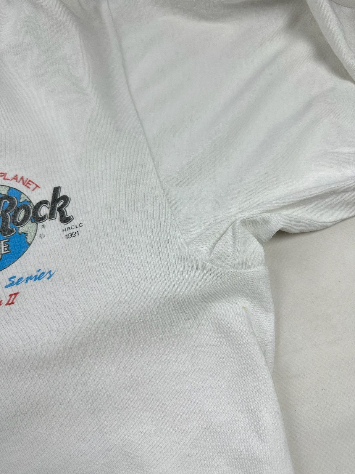 Hard Rock Cafe × Vintage Vintage 90s John Lennon art tee Hard Rock Cafe T Shirt Size US XL / EU 56 / 4 - 7 Thumbnail