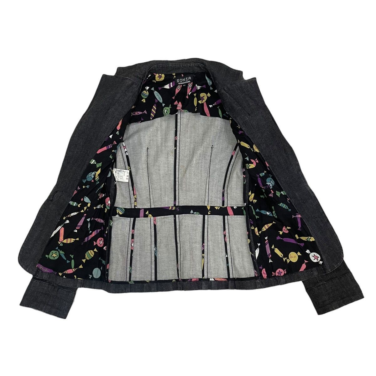 Designer × Sonia Rykiel Vintage Sonia Rykiel Button Jacket Size S / US 4 / IT 40 - 4 Thumbnail