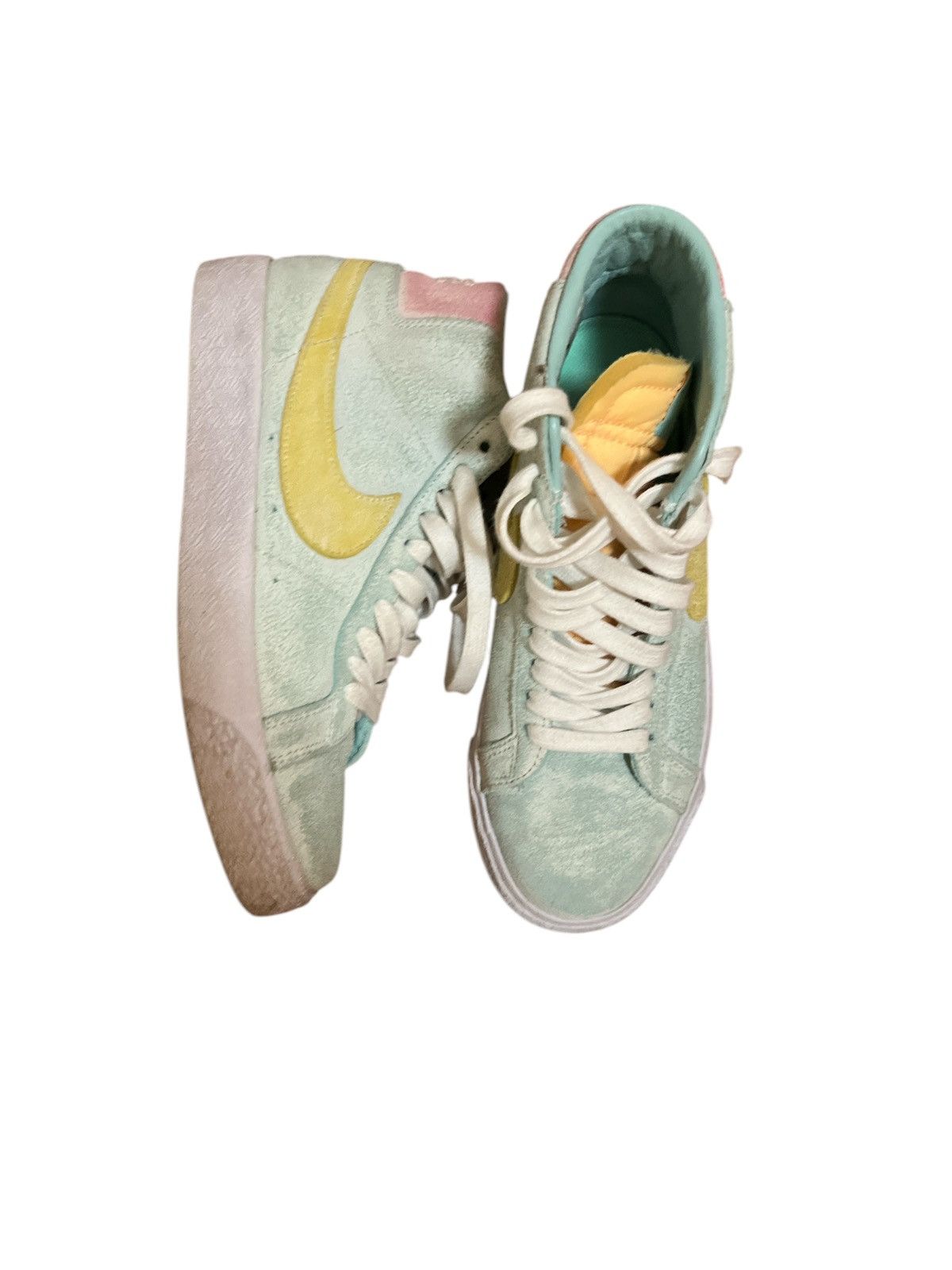 Nike Nike SB Blazer Mid Faded Light Dew Size 6y/7.5) (DA1839-300) Size US 8 / IT 38 - 4 Thumbnail