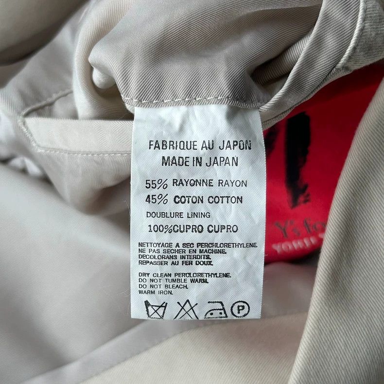Y's for Men Y's For Men size 2 00 beige drawstring blazer Size 36R - 6 Thumbnail