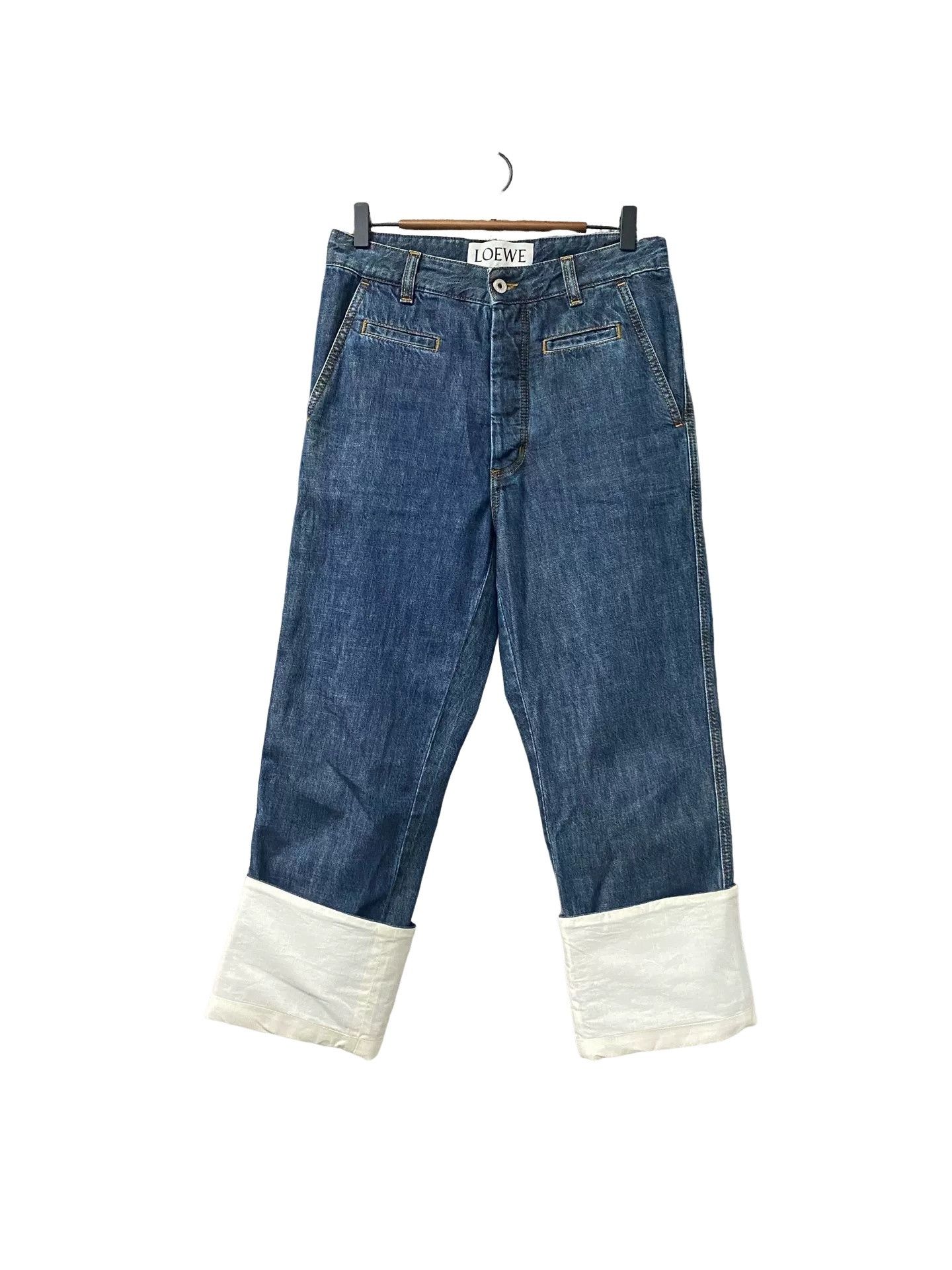 Loewe Loewe Fisherman Cuff Jeans Size 34 Size 24" / US 00 / IT 34 - 1 Thumbnail