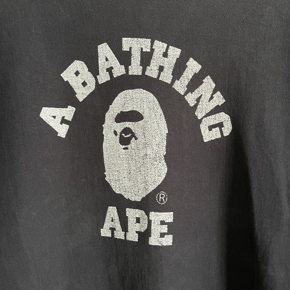 Bape A Bathing Ape College Crewneck Distressed Sweatshirt Size US XL / EU 56 / 4 - 3 Thumbnail