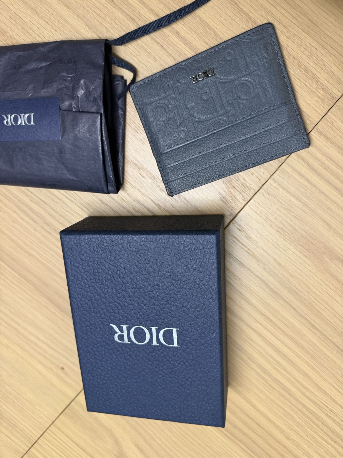 Dior Dior Card Holder Gradient Dior Gravity Leather Size ONE SIZE - 13 Thumbnail