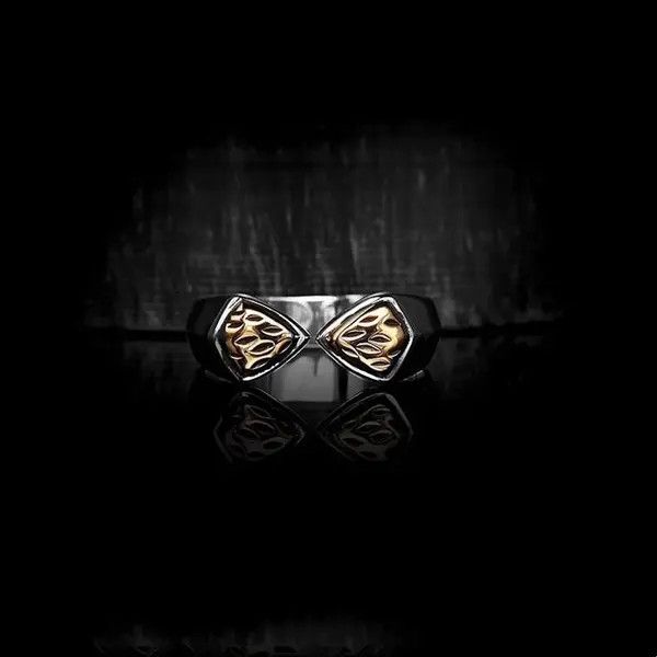 Jewelry × Vintage Vintage Adjustable Triangle 925 Silver Ring Size ONE SIZE - 2 Thumbnail