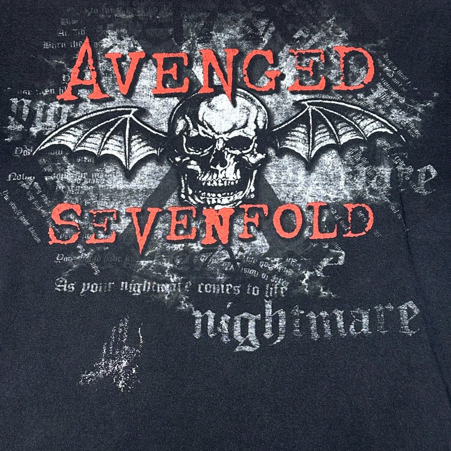 Bravado VINTAGE Avenged Sevenfold Bravado T-Shirt Mens Large As Your Nightmare Come To Life Skull Bat Wings 2010s 90s Theme Mens (if applicable) Size US L / EU 52-54 / 3 - 3 Thumbnail