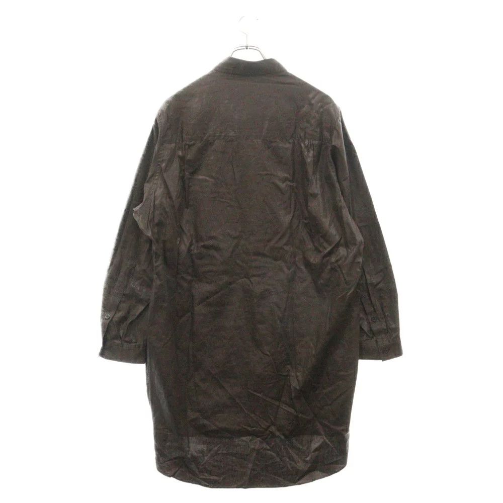Yohji Yamamoto Yohji Yamamoto POUR HOMME 22AW LONG SHIRT Size US M / EU 48-50 / 2 - 2 Thumbnail