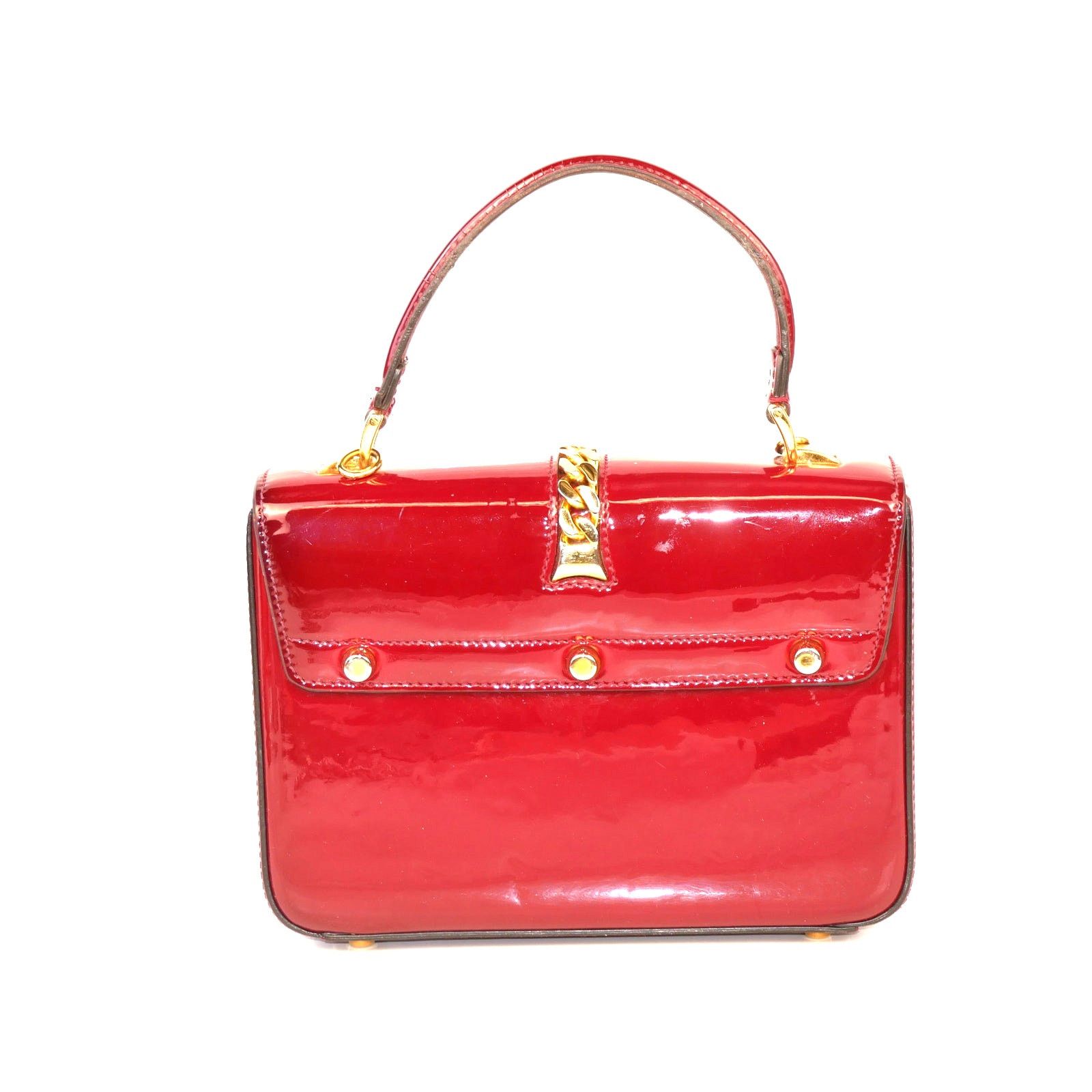 Gucci Sylvie 1967 Red Handbag Size ONE SIZE - 4 Thumbnail