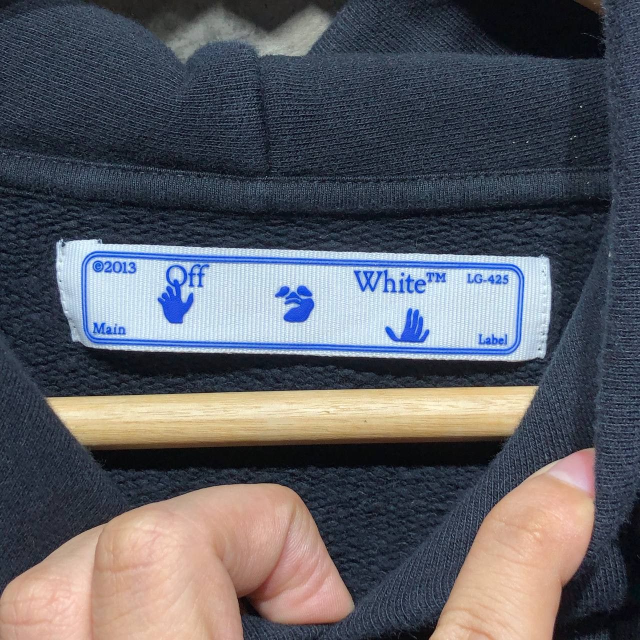 Off-White Off-White Workers Logo hoodie Size US M / EU 48-50 / 2 - 4 Thumbnail
