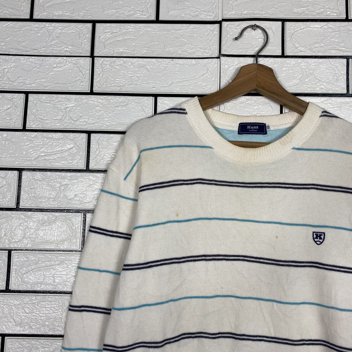 Japanese Brand 📌Vintage Sweatshirt Kent Striped Design Issey Miyake Size US M / EU 48-50 / 2 - 8 Thumbnail