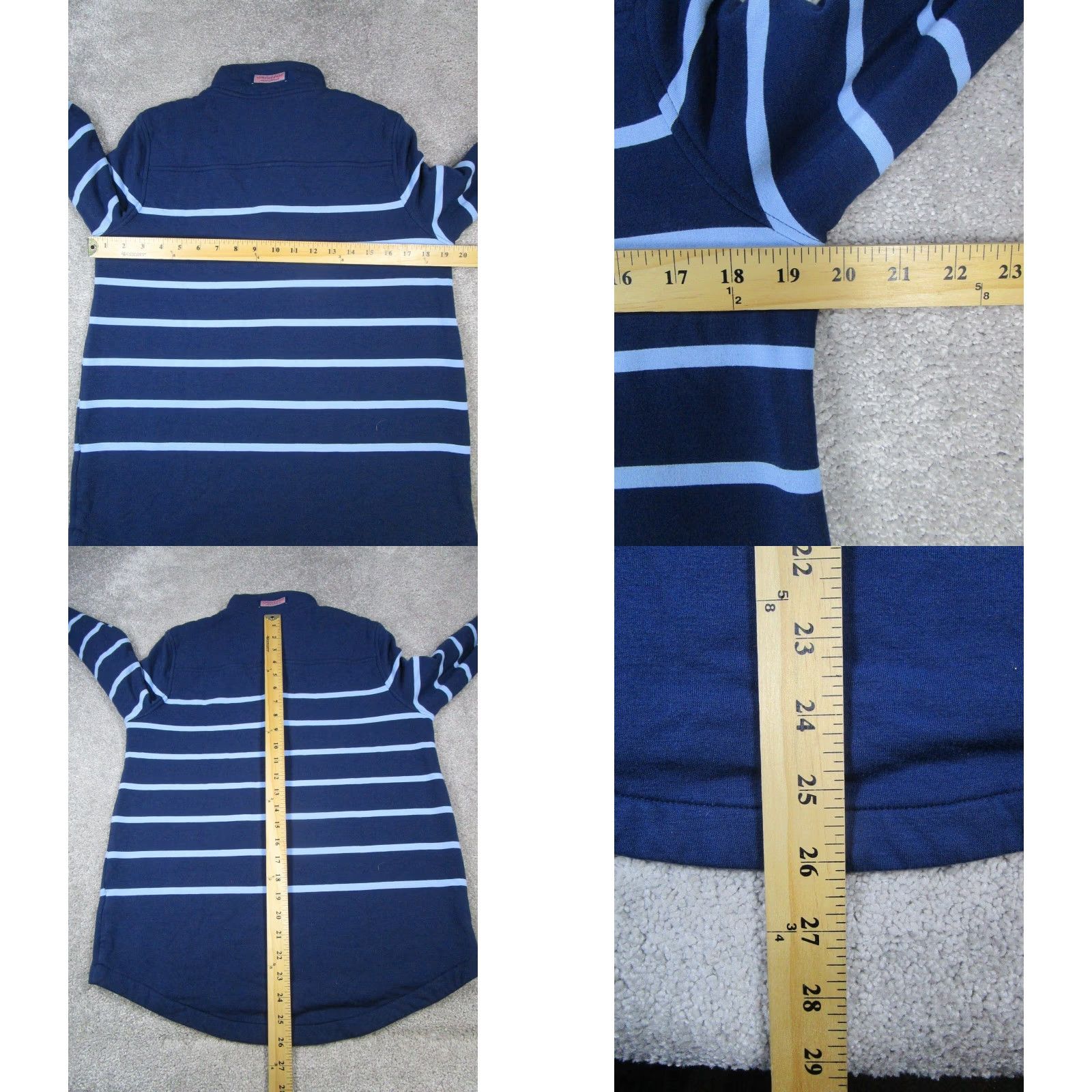 Vineyard Vines Vineyard Vines Sweater Mens XS Blue Golf Quarterzip Size US XS / EU 42 / 0 - 8 Thumbnail