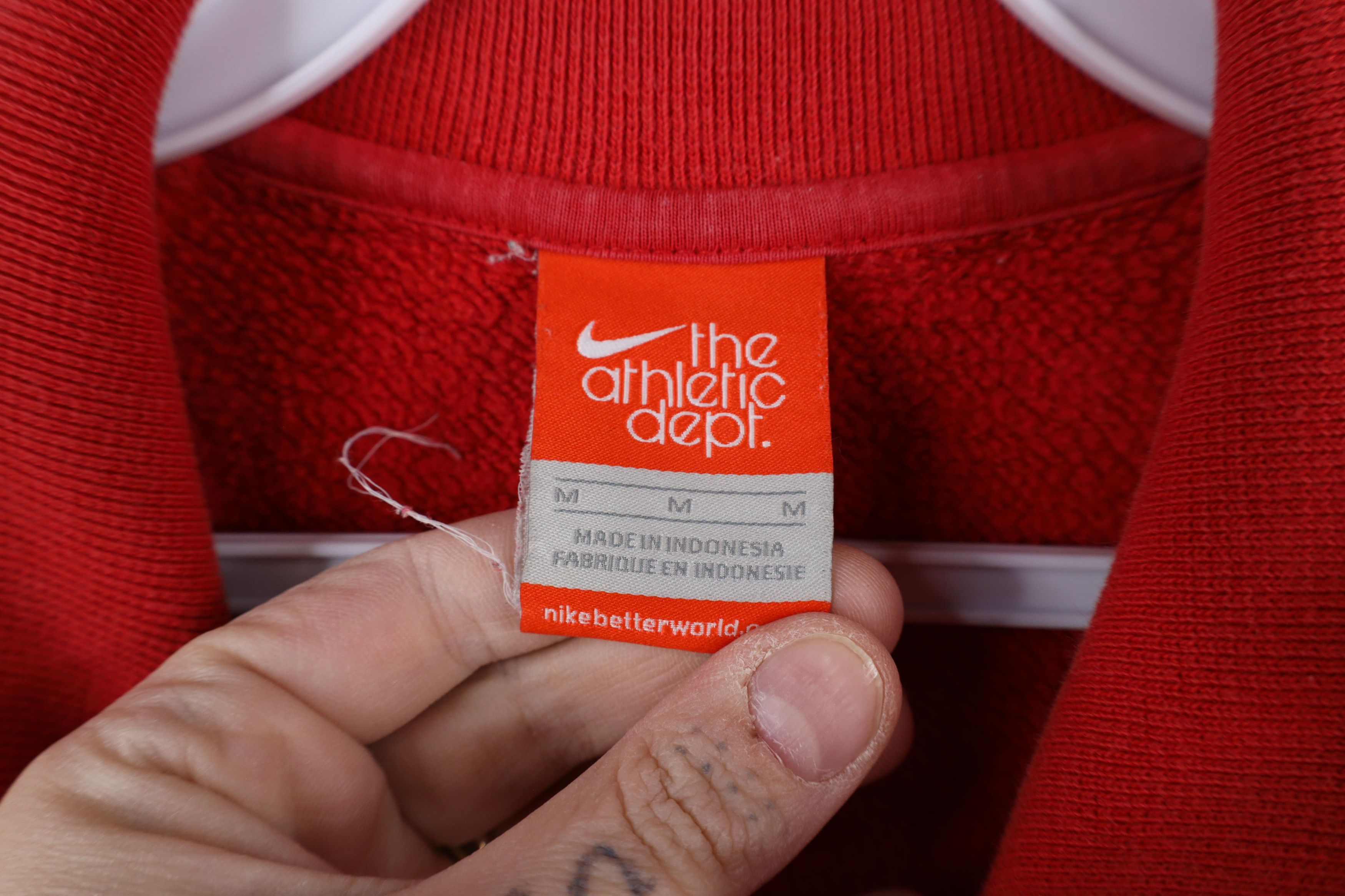 Nike × Vintage Vintage Y2K Nike Scott Mini Swoosh Half Zip Sweatshirt Size M / US 6-8 / IT 42-44 - 12 Thumbnail