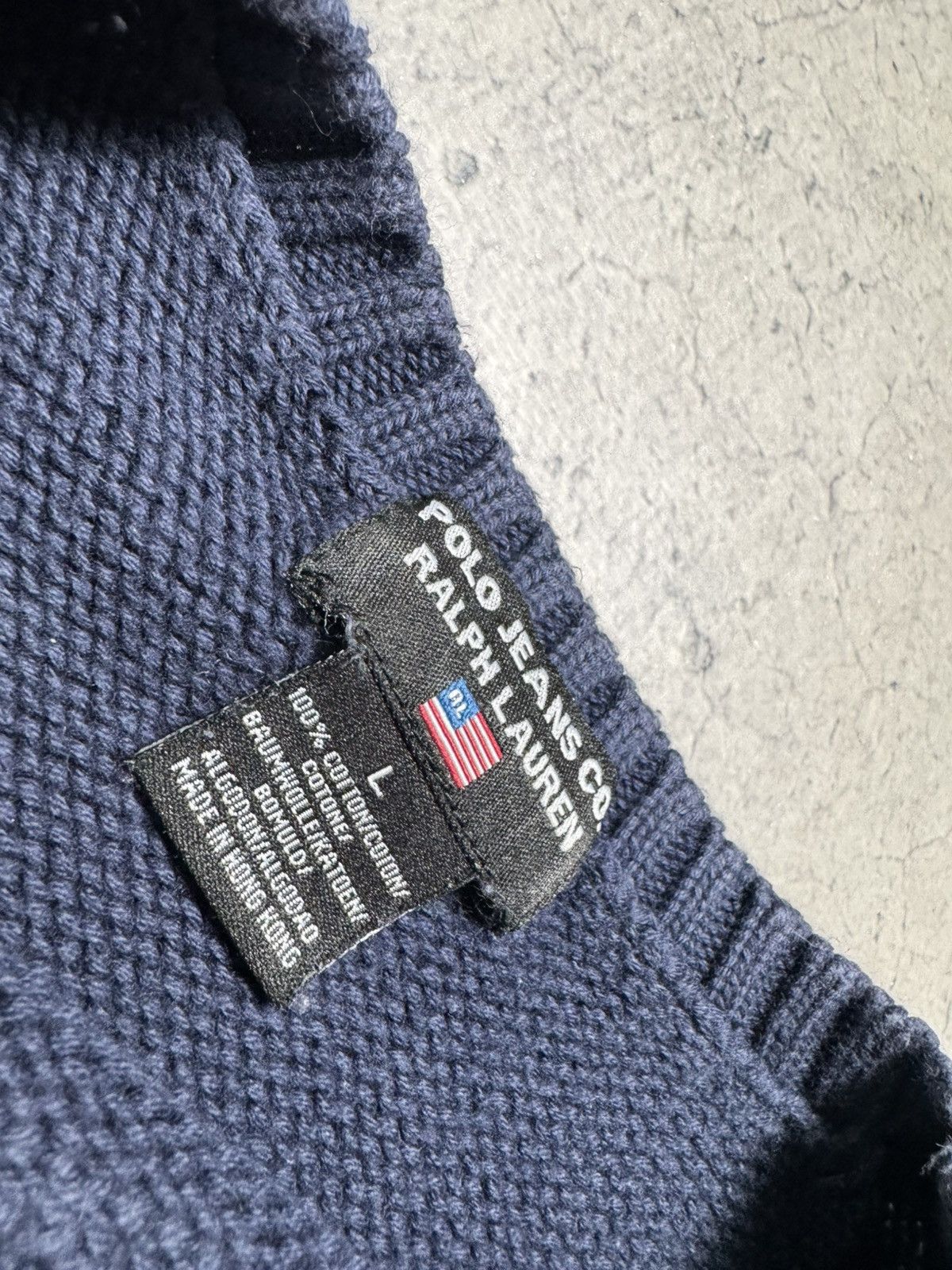 Polo Jeans Company Ralph Lauren Knitted Sweater Crew Neck